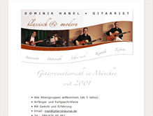 Tablet Screenshot of gitarrenkurse.de